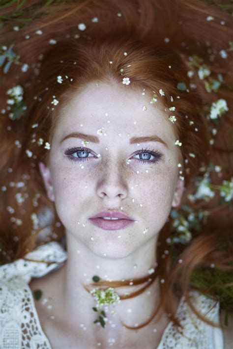 nude freckled girls|Striking Portraits of Gorgeously Freckled Redheads by Maja Topcagic